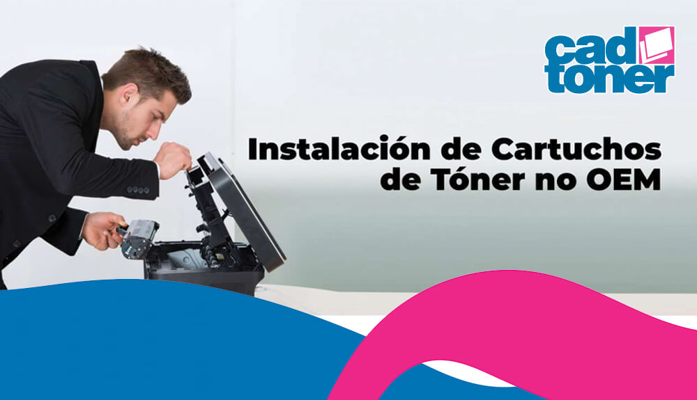Instalación de cartuchos de tóner